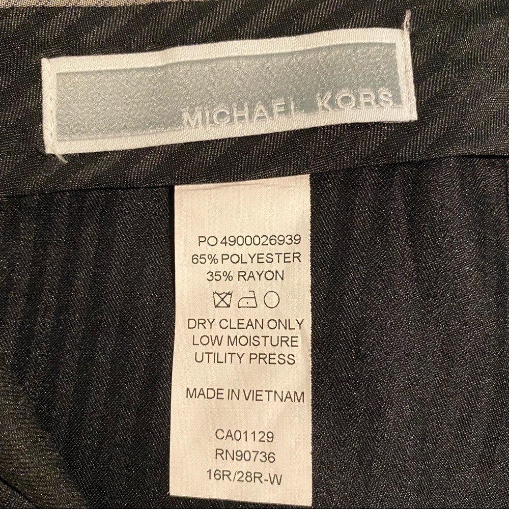 Michael Kors men’s dark gray dress pants: 28W